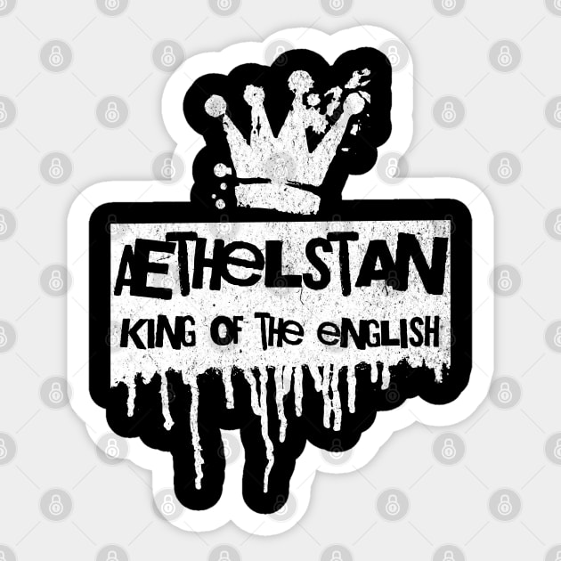 England History Aethelstan King of the English History Sticker by Yesteeyear